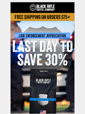 Black Rifle Coffee - Final hours to SAVE 30% 🚨