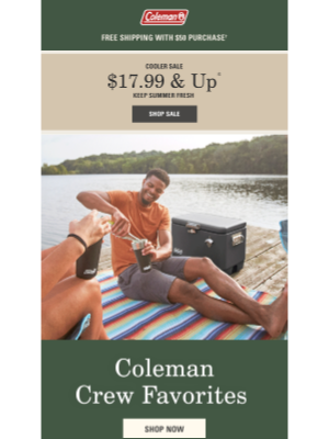 Coleman Company - Our top two Coleman crew picks 🥇