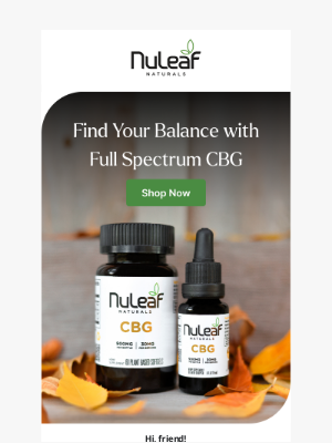 NuLeaf Naturals - Balance in all things ☯️