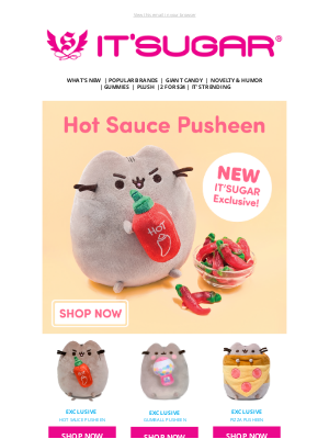 It’sugar - It's heating up at IT'SUGAR with the NEW Exclusive Hot Sauce Pusheen 🌶️