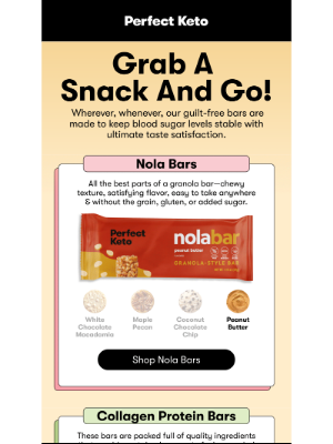Perfect Keto - Your snack stash just got an upgrade