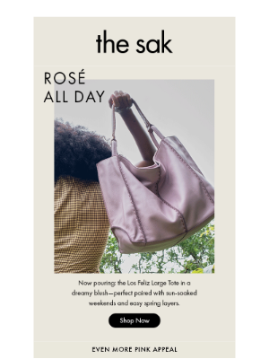 The Sak - This dreamy hue has us tickled pink! 💓
