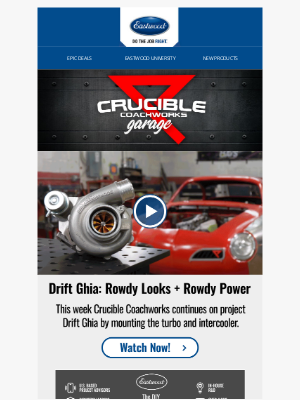 Eastwood Company - 🔨Crucible Coachworks – Drift Ghia Ep.11
