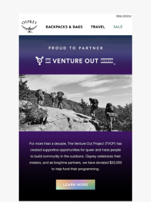 Osprey Packs - Uplifting queer & trans joy outdoors with TVOP