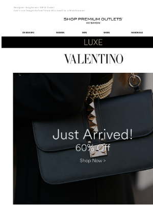 Simon Property Group - VALENTINO: Up to 60% Off New Arrivals