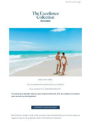 Excellence Resorts - Welcome to Excellence!  marco