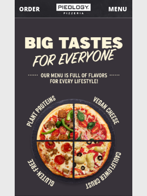 Pieology Pizzeria - New Year, Fresh Tastes!