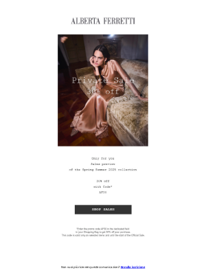 AlbertaFerretti - Private Sale: 30% off only for you