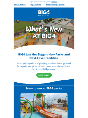BIG4 Holiday Parks of Australia Pty Ltd - Hi Stephanie, BIG4 just got bigger!