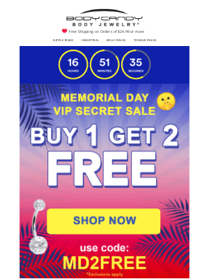 BodyCandy - Buy 1 Get 2 FREE 🤫 VIP Secret Sale