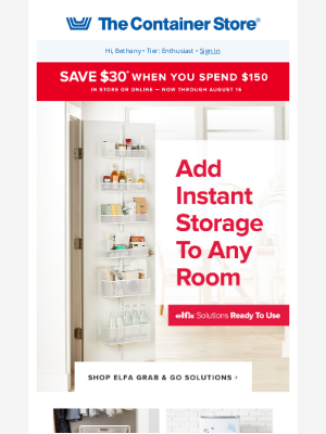 The Container Store - Easy, Instant Storage Solutions