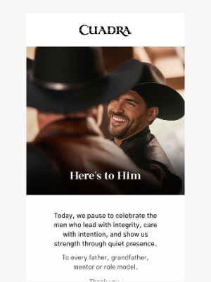 CUADRA - Fathers. Mentors. Everyday heroes.