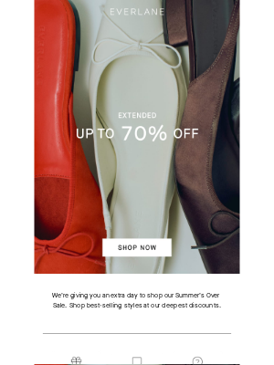 Everlane - Up to 70% Off Extended: 1 Extra Day to Shop