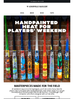 Wilson Sporting Goods Co. - Get a Sneak Peek at Players' Weekend Bats