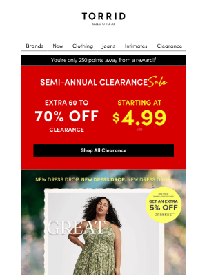 Torrid - Act FAST! Snag NEW dresses & save