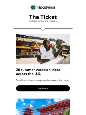 TripAdvisor - 20 passport-free summer getaways to book ASAP