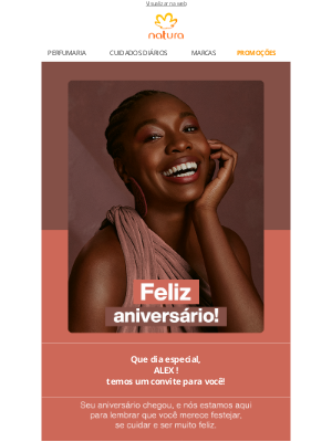 Natura (Brazil) - 🎉 Feliz ANIVERSÁRIO 🎉