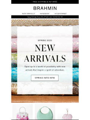 Brahmin - NEW ARRIVALS for spring