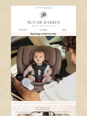 Sugar Babies - Maxi-Cosi Sale: Stylish Baby Gear at Sweet Prices 🍭