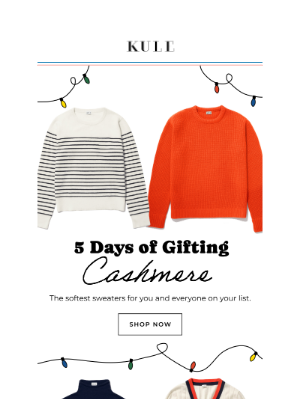 Kule - All I want for Christmas is… Cashmere