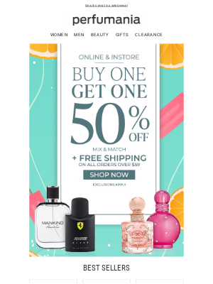 perfumania - A Summertime BOGO Deal