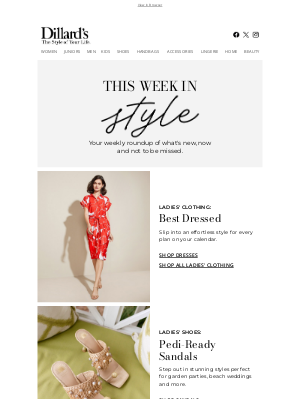 Dillard's - This Week in Style
