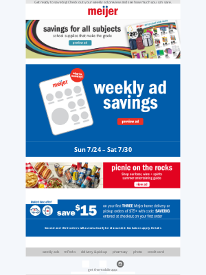 Meijer - Hooray! Your Weekly Ad Preview is Here!