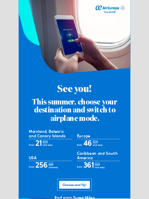 Air Europa - 📴 It's time to switch on airplane mode
