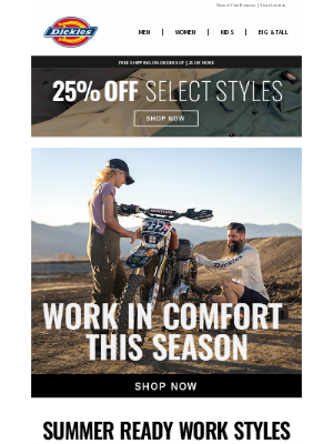 Dickies - Workwear Made for Summer