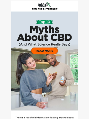 CBDfx - Top 10 Myths About CBD 🤔