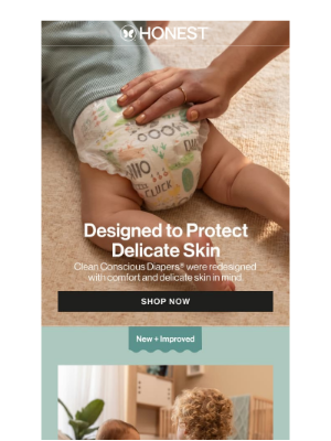 The Honest Company - Redesigned with comfort and delicate skin in mind