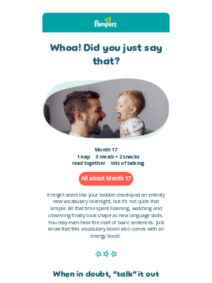 Pampers - 👶 Baby’s Milestones: Month 17