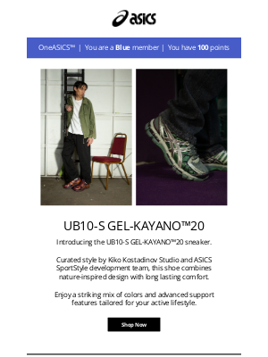 ASICS (United Kingdom) - Just dropped: UB10-S GEL-KAYANO™20