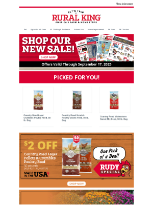 Rural King Supply - Feed, Furry Friends & Tractor Finds Inside!