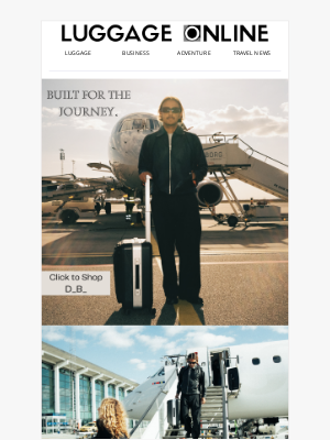 LuggageOnline - Engineered for Travel & Adventure. Styled for Life!