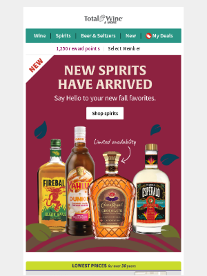Total Wine & More - New Spirits Have Arrived