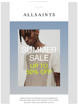 ALLSAINTS (UK) - Up to 50% off Ramskull T-shirts