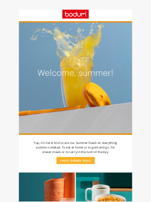 Bodum - Summer's here (our promotions too)! ☀️