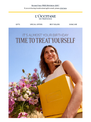 L'Occitane USA - William, We Hear It's Your Birthday Soon!