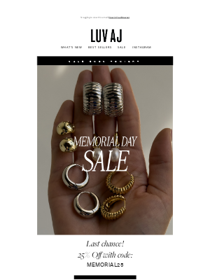 Luv Aj - FINAL DAYS OF SALE 💥