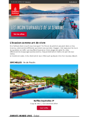 Emirates Holidays (France) - Redécouvrir le monde, autrement...