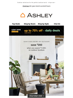 Ashley Furniture HomeStore - 🌞 Get Outside & Soak Up The Sun!