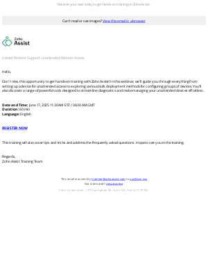 Zoho - Quick Training : Explore Zoho Assist in Depth