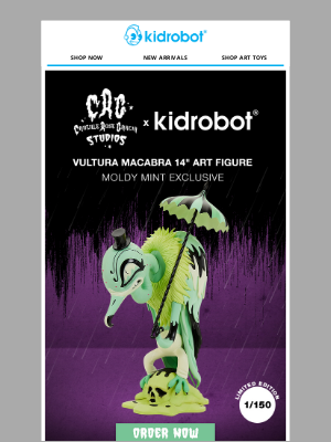 Kidrobot - 💀 NEW Vultura Macabra Art Figure by Camille Rose Garcia