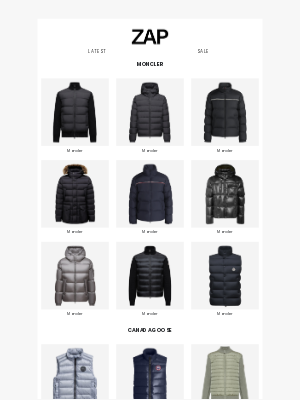 ZAP CLOTHING - Winter Moncler & Canada Goose