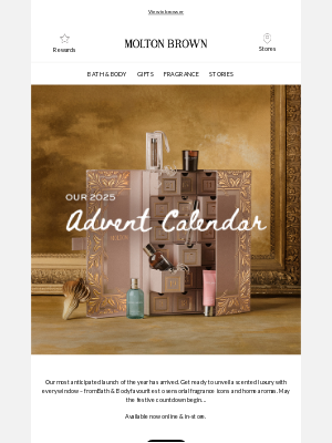 Molton Brown (United Kingdom) - It’s Here: Our 2025 Advent Calendar