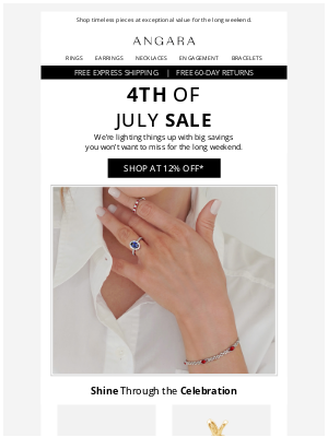 Angara - 4th of July Sale: You're In for Big Savings 🤑