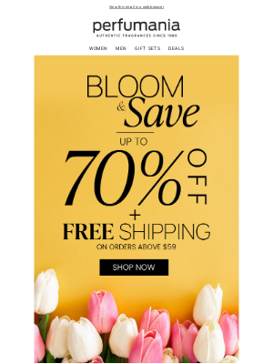 perfumania - Hurry! Up to 70% Off Fragrances You’ll Love