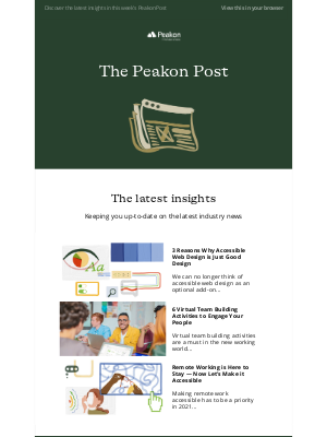 Peakon - New in The Peakon Post: Virtual team activity ideas & Tech Talks with Sheree Atcheson