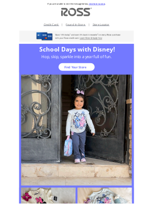 Ross Stores - 🎀✨  School-tastic Adventures Await!